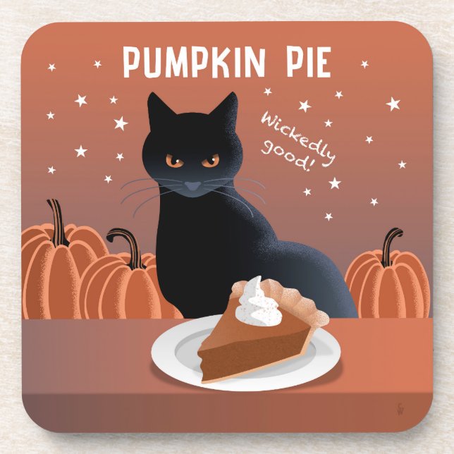 Pumpkin Pie Coaster (Front)