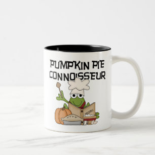 Pumpkin Pie Connoisseur Tshirts and Gifts Two-Tone Coffee Mug