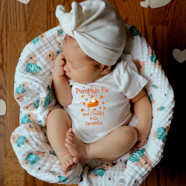 Pumpkin Pie & Cuddles Baby Bodysuit (Creator Uploaded)