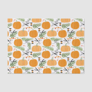 Pumpkin Pie Fall Seasonal Leaves Tissue Paper