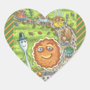 PUMPKIN PIE & FRIENDS THANKSGIVING PARADE STICKERS