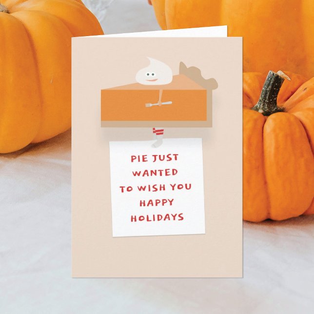Pumpkin Pie Holiday Card (Creator Uploaded)