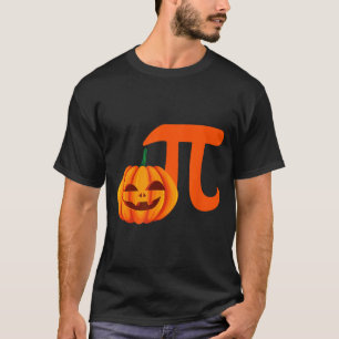 Pumpkin pie jack o lantern halloween math funny T-Shirt