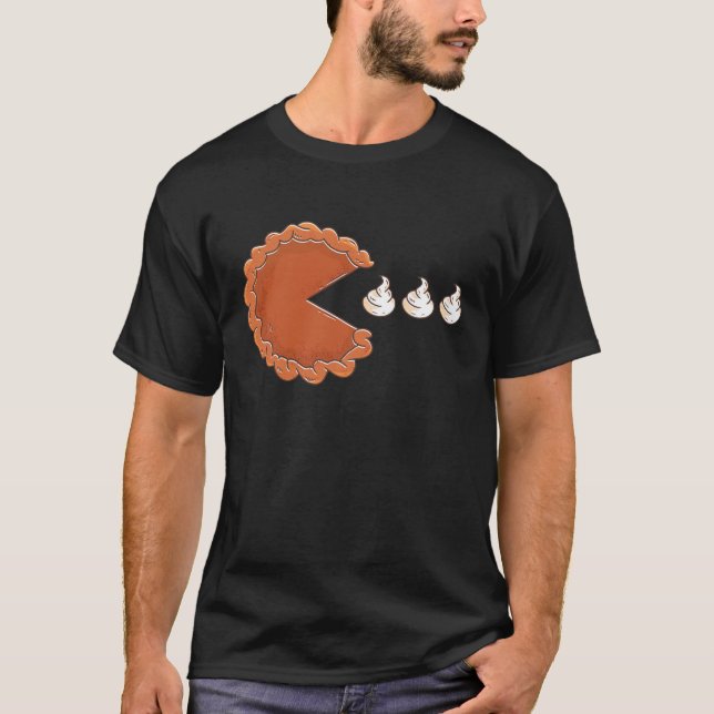 Pumpkin Pie Lover Potato pie Arcade Edition design T-Shirt (Front)