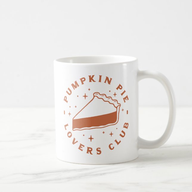 Pumpkin Pie Lovers Club Coffee Mug (Right)