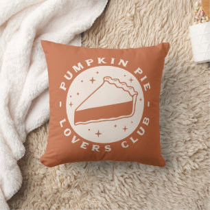 Pumpkin Pie Lovers Club Cushion