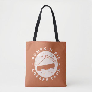 Pumpkin Pie Lovers Club Tote Bag