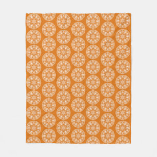 Pumpkin Pie Mandala Fleece Blanket
