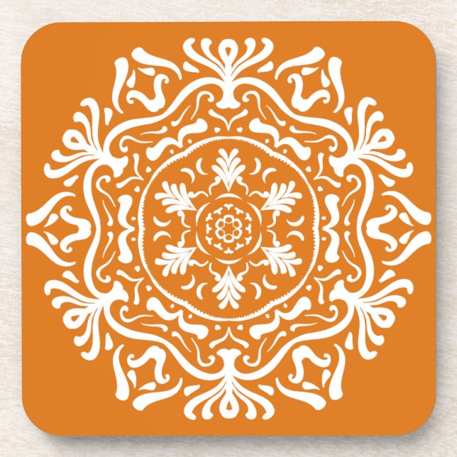 Pumpkin Pie Mandalla Coaster (Front)
