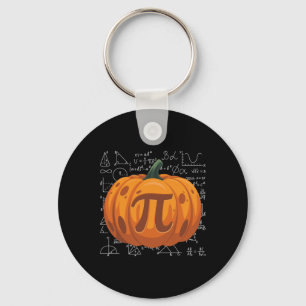 Pumpkin Pie Math Funny Halloween Thanksgiving Pi D Key Ring