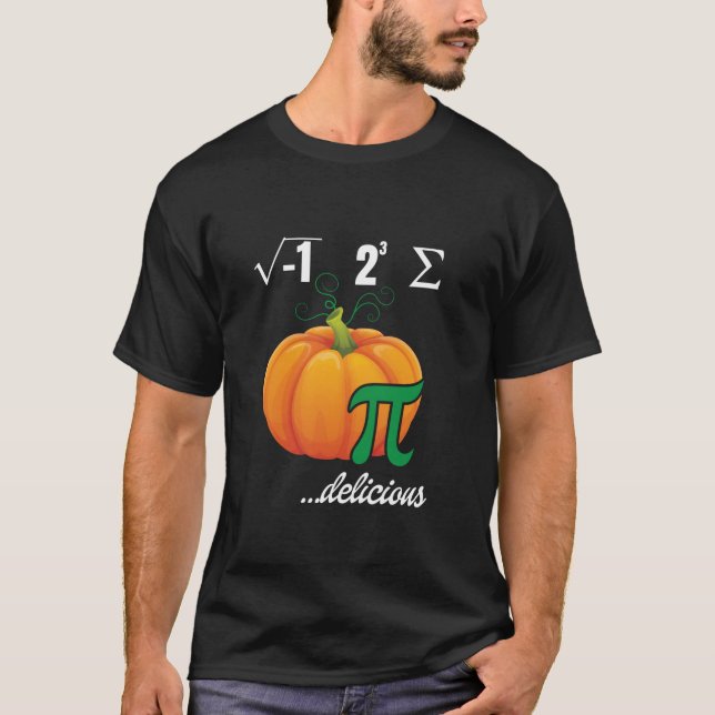 Pumpkin Pie Math Teacher Funny Back To School Hall T-Shirt (Front)