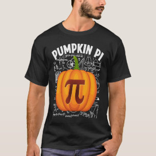 Pumpkin Pie Math Thanksgiving Halloween Pi Day Cos T-Shirt