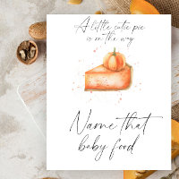 Pumpkin pie - name that baby food