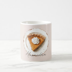 Pumpkin Pie on a Plate Coffee Mug