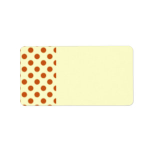 Pumpkin Pie Pattern. Label