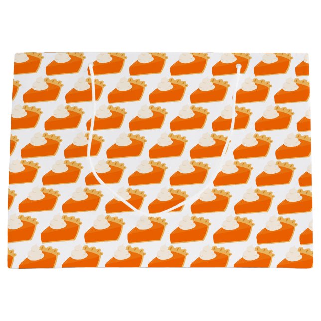 Pumpkin Pie Pattern Large Gift Bag (Front)