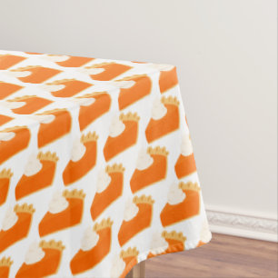 Pumpkin Pie Pattern Tablecloth