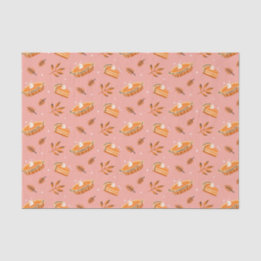 Pumpkin Pie Pattern Tissue Paper