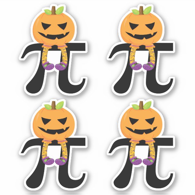 Pumpkin Pie - pi Math Halloween Humour (Front)