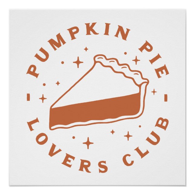 Pumpkin pie quotes cute fall season aesthetic poster (Front)