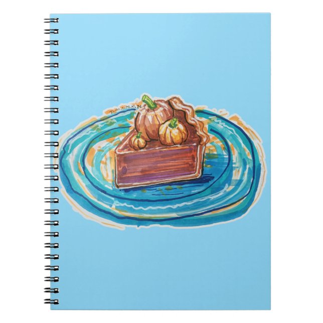 Pumpkin Pie Slice Notebook (Front)