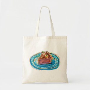 Pumpkin Pie Slice Tote Bag