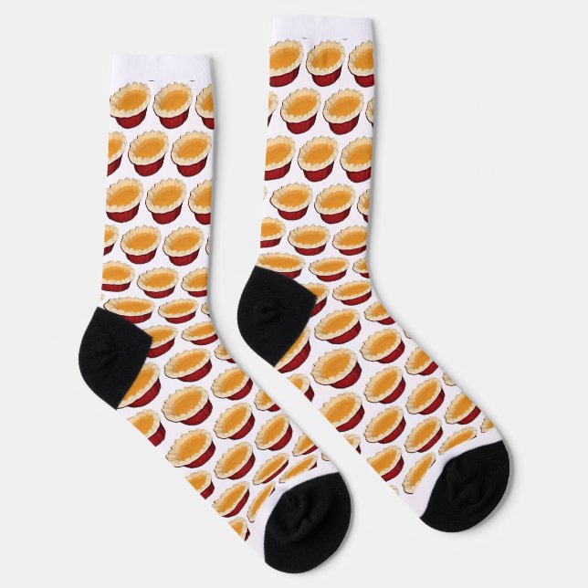 Pumpkin Pie Socks (Right)