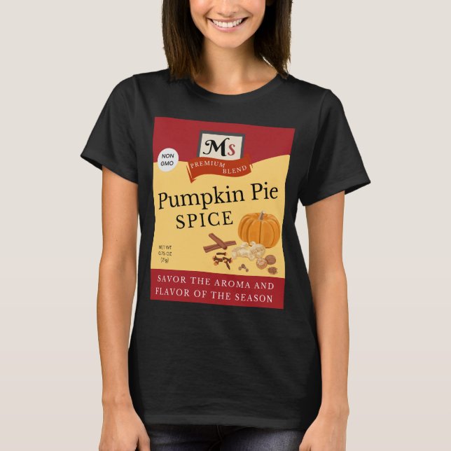 PUMPKIN PIE SPICE HALLOWEEN COSTUME T-Shirt (Front)