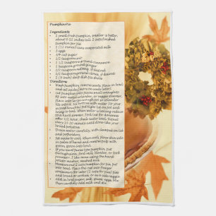 Pumpkin Pie Tea Towel