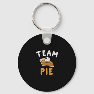 Pumpkin Pie Team Pie Day Thanksgiving Squad Group Key Ring