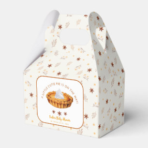 Pumpkin Pie Thanksgiving Baby Shower Favour Box