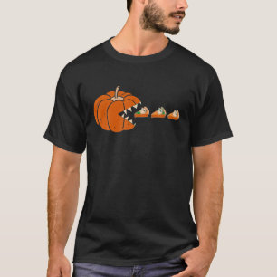 Pumpkin Pie Thanksgiving Day Funny Autumn Fall Sea T-Shirt