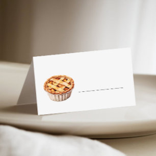 Pumpkin Pie Thanksgiving Fill in  Place Card