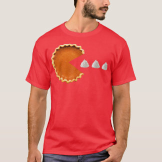 Pumpkin Pie Whipped Cream Video Game Thanksgiving  T-Shirt