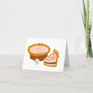 Pumpkin Pies Thank You Card