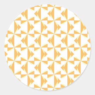 Pumpkin Pinwheels Classic Round Sticker