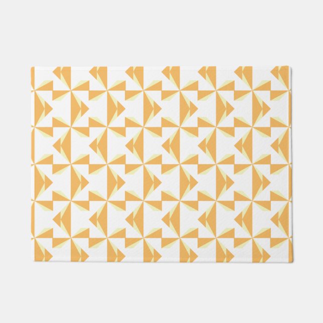 Pumpkin Pinwheels Doormat (Front)