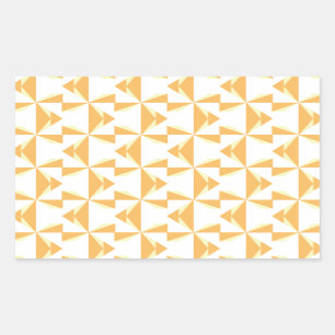 Pumpkin Pinwheels Rectangular Sticker