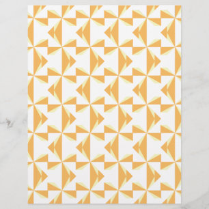 Pumpkin Pinwheels Scrapbook Paper