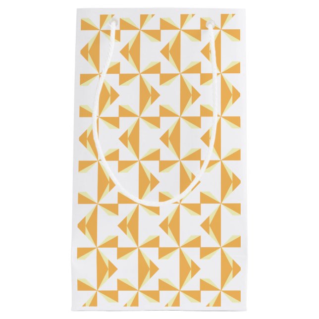 Pumpkin Pinwheels Small Gift Bag (Front)