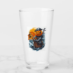 Pumpkin Pirate Adventure Glass
