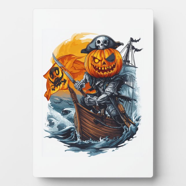  Pumpkin Pirate Adventure Plaque (Front)