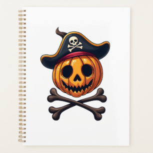 Pumpkin Pirate � Halloween Skull Shirt Planner