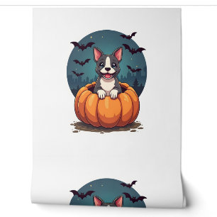 Pumpkin Pitbull Smile Wallpaper