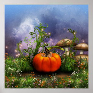 Pumpkin Pixie Poster