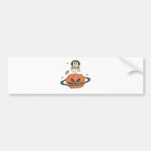 Pumpkin Planet Bumper Sticker