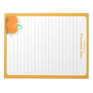 Pumpkin Playground - Lined Notepad