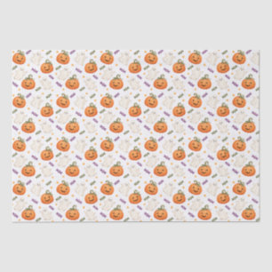 Pumpkin Porch Jack-o'-Lantern Halloween Tissue Paper
