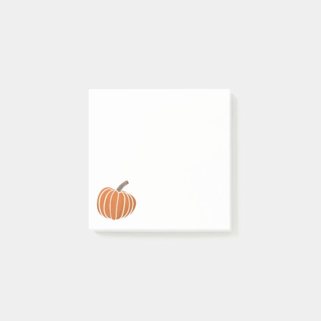 Pumpkin Post-it Notes  (Front)