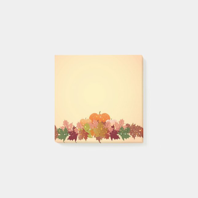 Pumpkin Post-it Notes (Front)